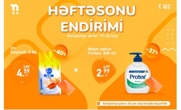 Həftəsonu endirimləri Neptunda!