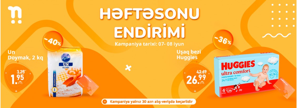 Xüsusi Endirimlər 07-08 İyun!