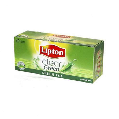 LIPTON 100X1.7GR YASIL CAY CLEAR QUTU