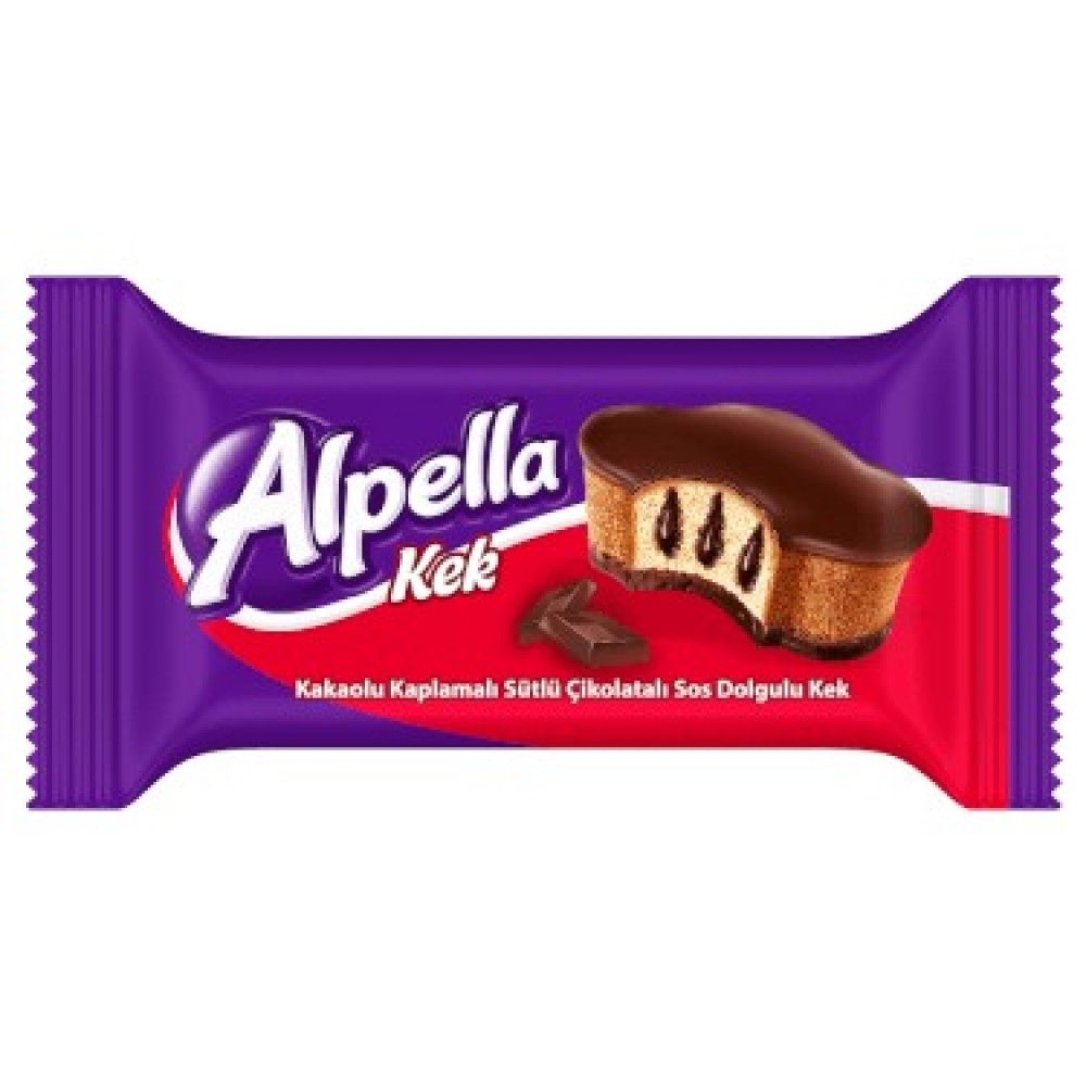 ULKER ALPELLA 40GR KEKS KAKAOLU SUTLU CIKOLATALI