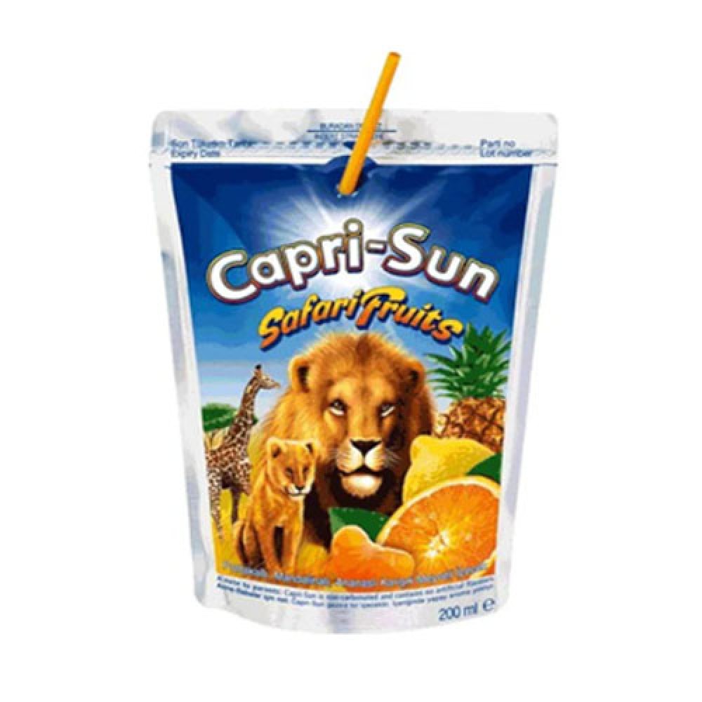 CAPRI-SUN 200ML MEYVE SIRESI SAFARI-FRUITS PAKET