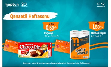 Neptundan Sərfəli Həftəsonu Kampaniyası