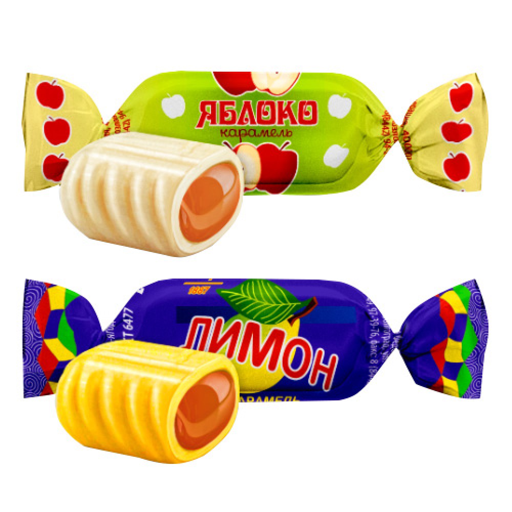 KARAMEL KONFIL LIMON/YABLOKO KG