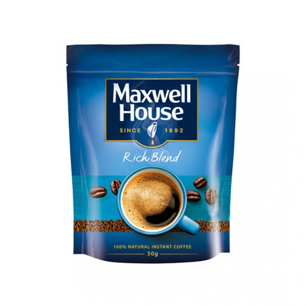 MAXWELL HOUSE 50GR COFFEE RICH BLEND POSET