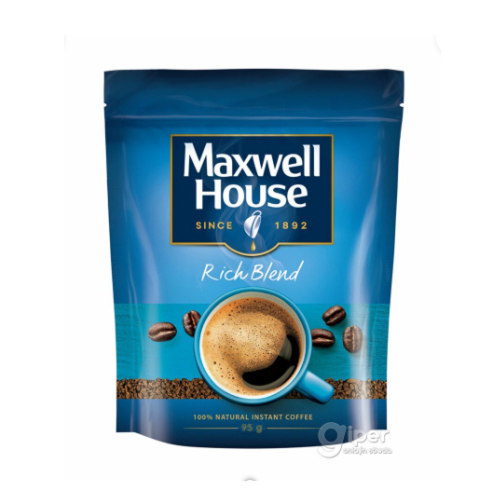 MAXWELL HOUSE 95GR COFFEE RICH BLEND POSET