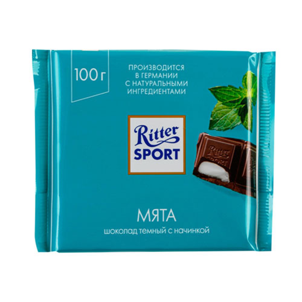 RITTER SPORT 100GR MYATA SOKOLAD TEMNIY PL/SOKOLAD