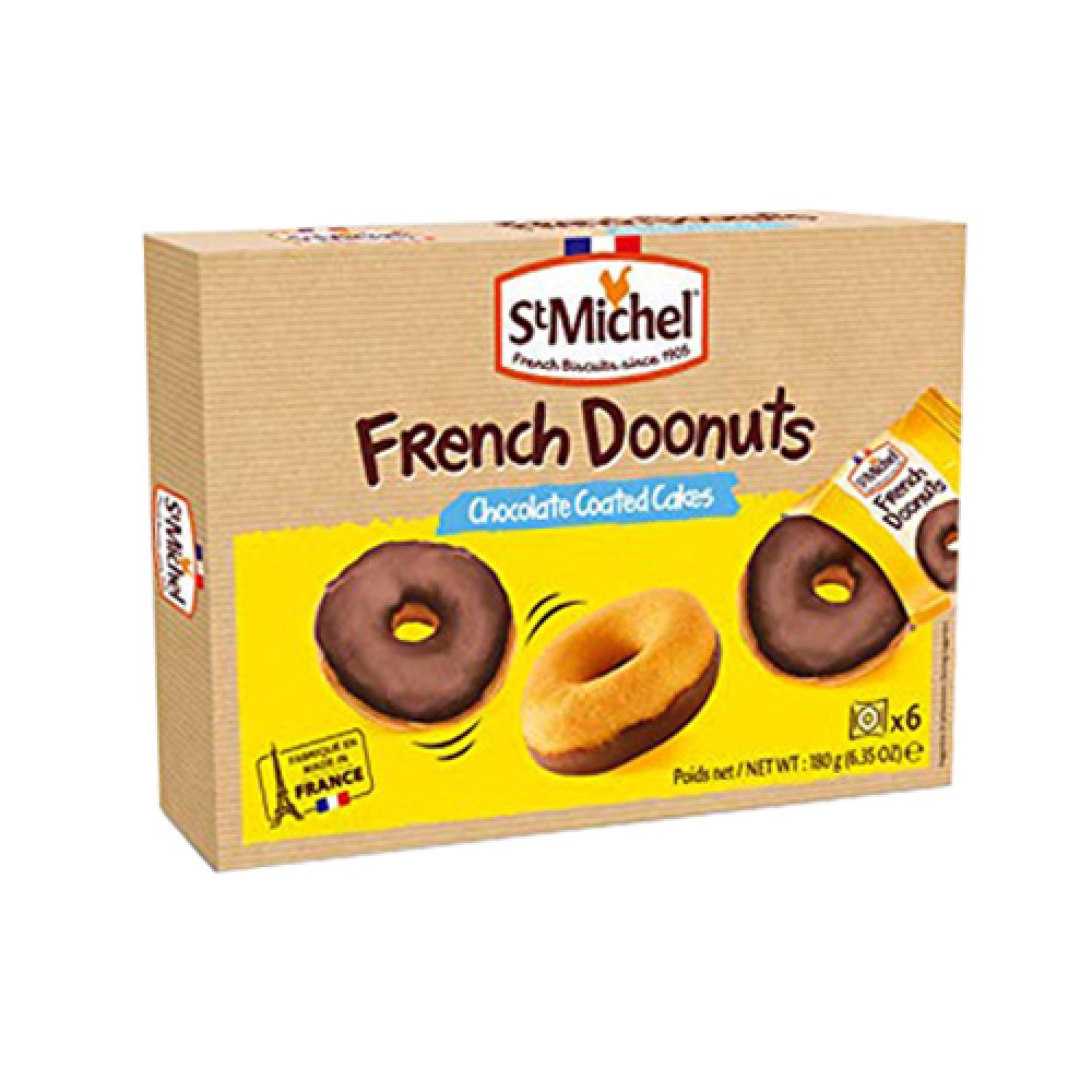 STMICHEL 180GR DONUTS COATED PECENYE CHOCOLAT