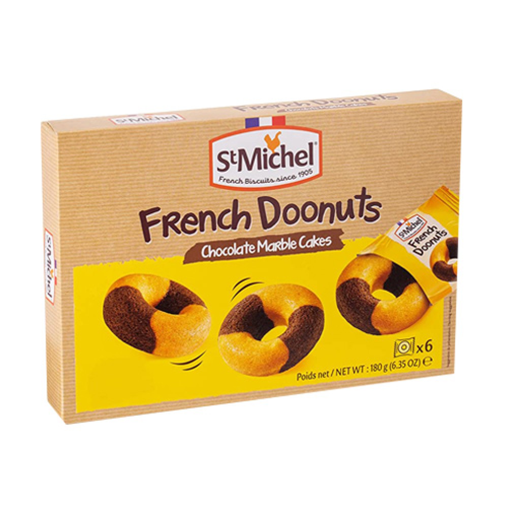 STMICHEL 180GR DOONUTS MARBLE PECENYE CHOCOLAT