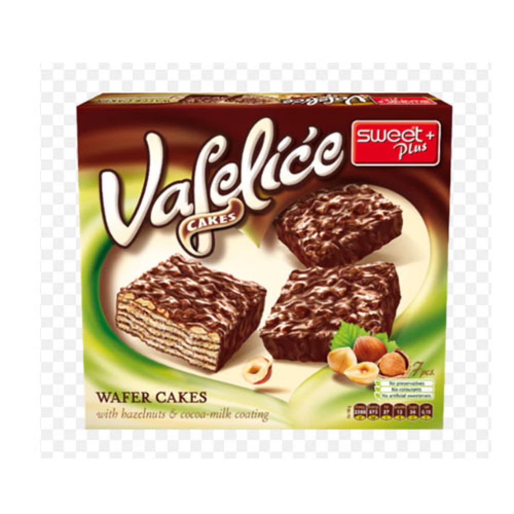 SWEET PLUS 125GR CUDO WAFER CAKES WITH HAZELNUTS