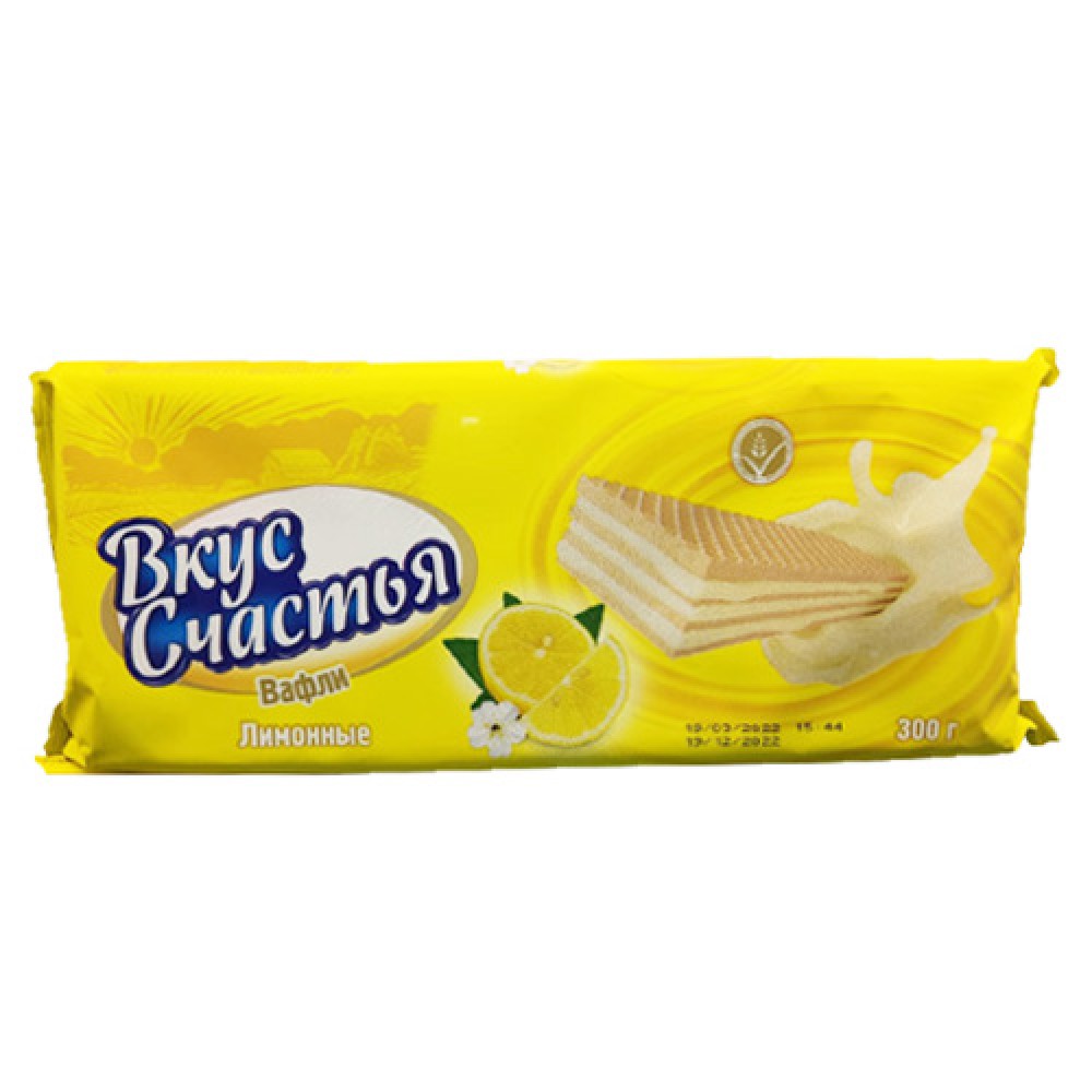 VKUS SCASTYA 300GR LIMONLU VAFLI