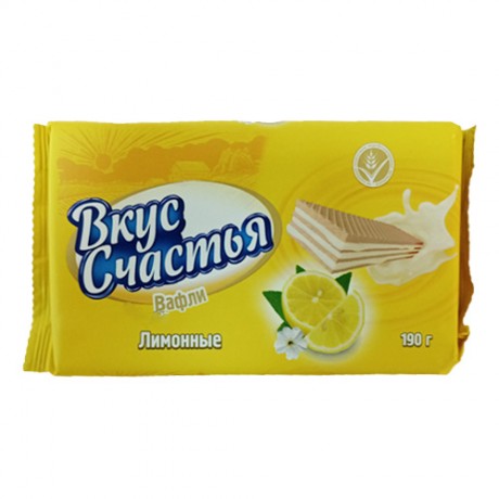 VKUS SCASTYA 190GR LIMONLU VAFLI