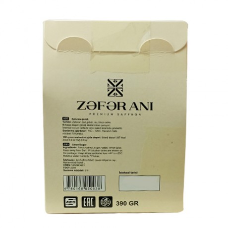 ZEFER ANI QENDI 390GR QOZLU PAKET
