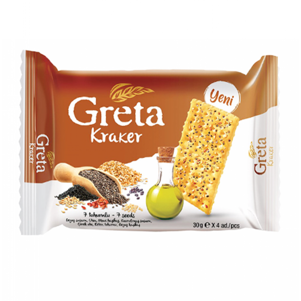 SOLEN 120GR GRETA 7 TOHUMLU KRAKER POSET