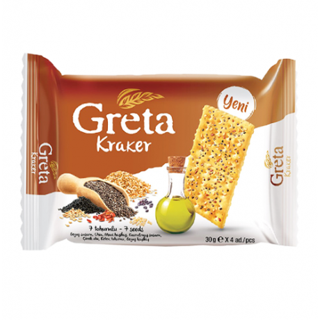 SOLEN 120GR GRETA 7 TOHUMLU KRAKER POSET