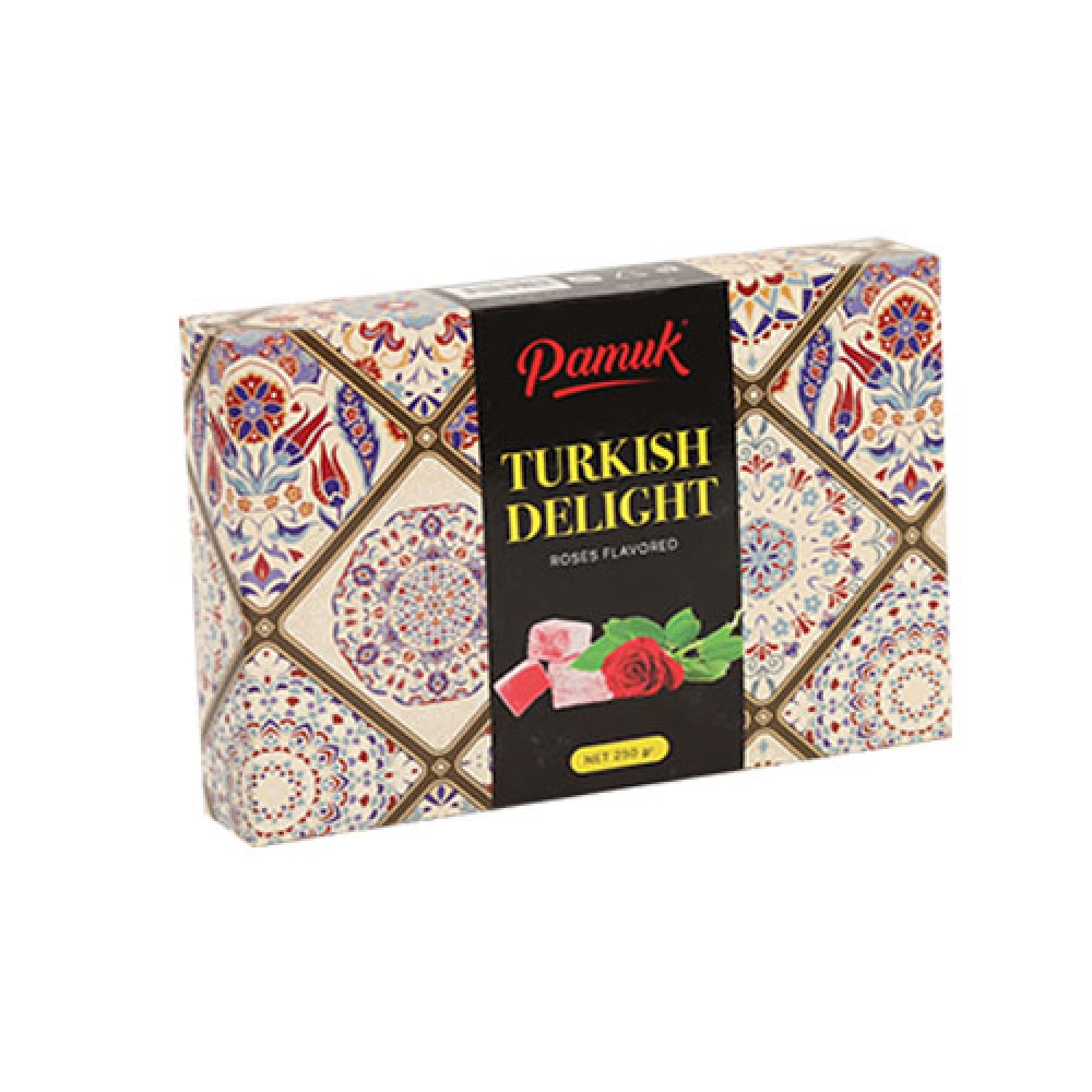 PAMUK 250GR LOKUM QIZILGULLU QUTU