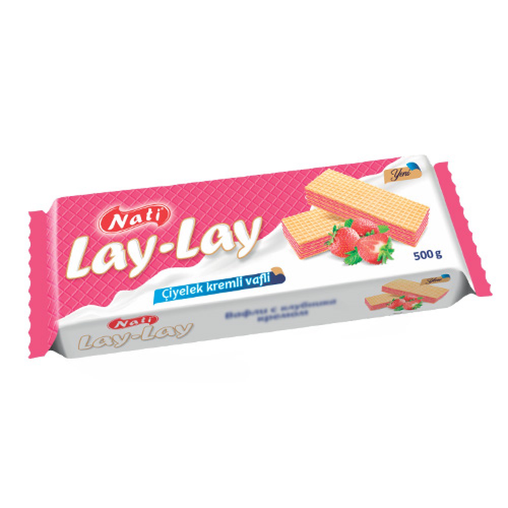 LEZZET 500GR LAY-LAY VAFLI CIYELEK KREMLI