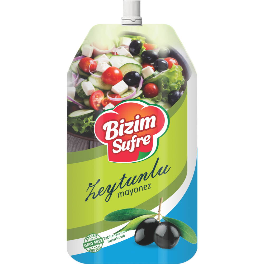 BIZIM SUFRE 800ML MAYONEZ ZEYTUNLU PAKET