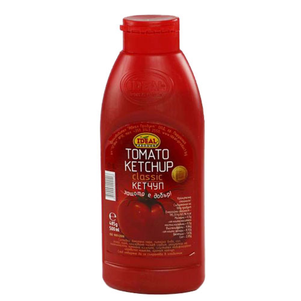IDEAL 500GR KETCUP KLASSIK PL/Q