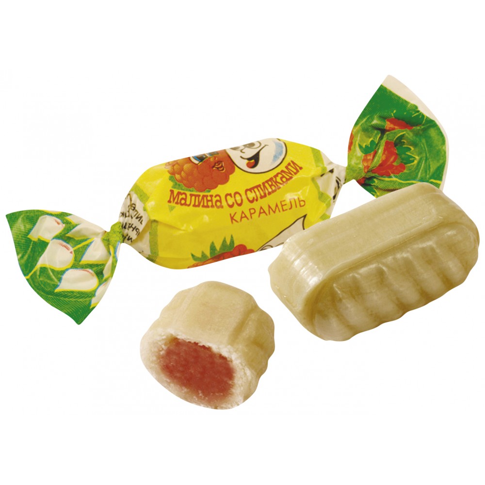 KARAMEL BAB. MALINA SO SLIVKAMI KG