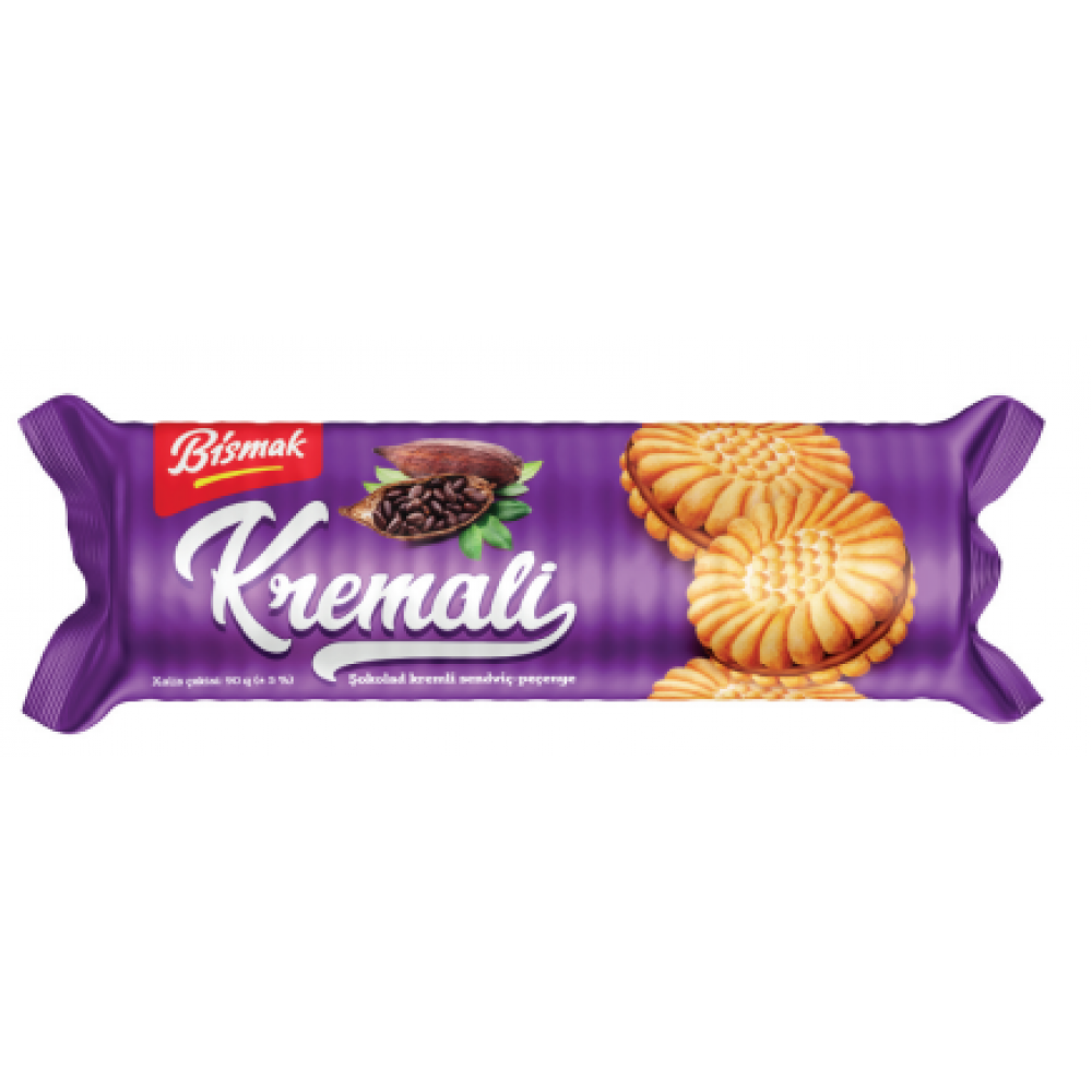 BISMAK 90GR PECENYE KREMALI SOKOLADLI