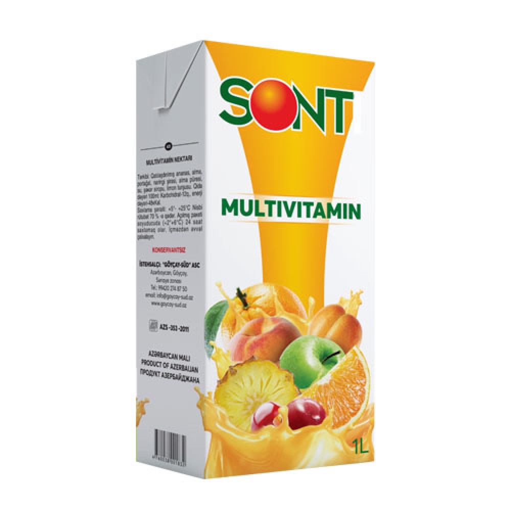 SONTI 1LT MEYVE SIRESI MULTIVITAMIN