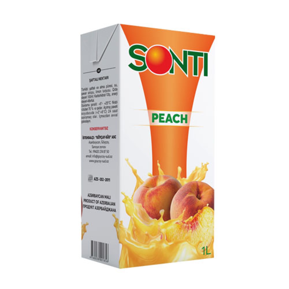 SONTI 1LT MEYVE SIRESI SAFTALI