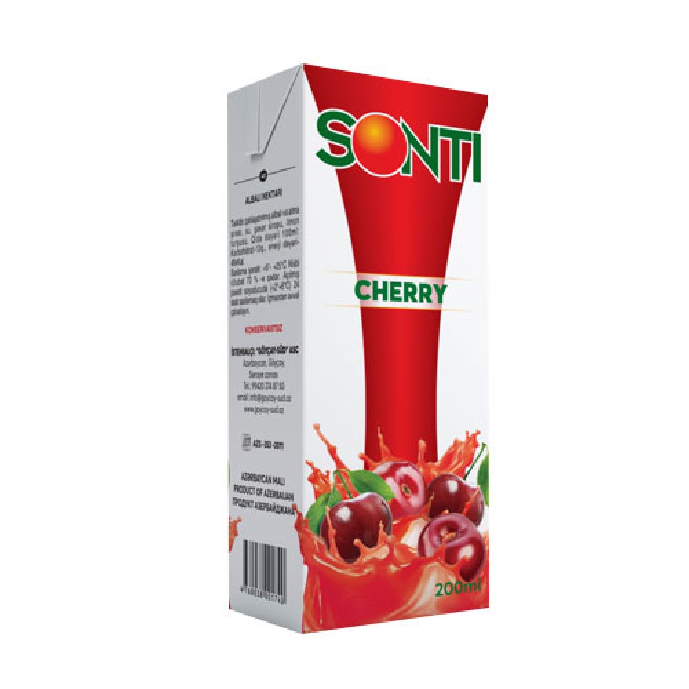 SONTI 200ML MEYVE SIRESI ALBALI