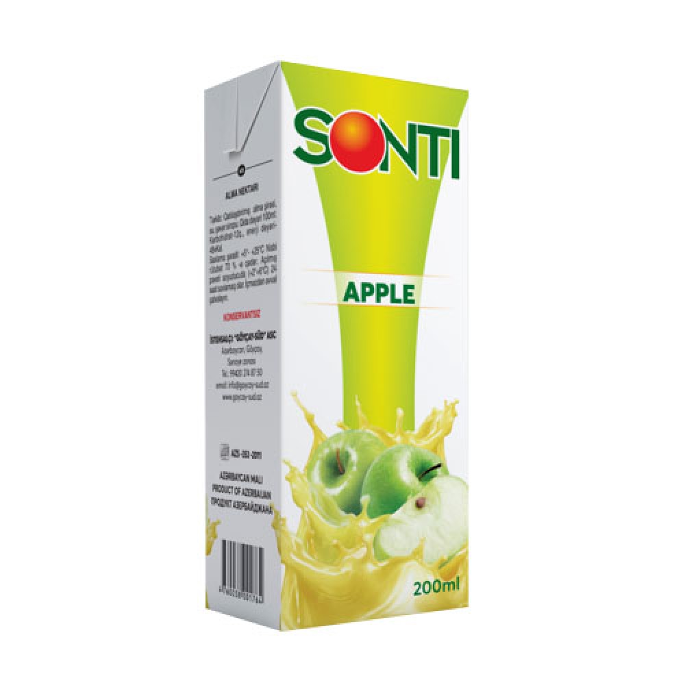 SONTI 200ML MEYVE SIRESI ALMA