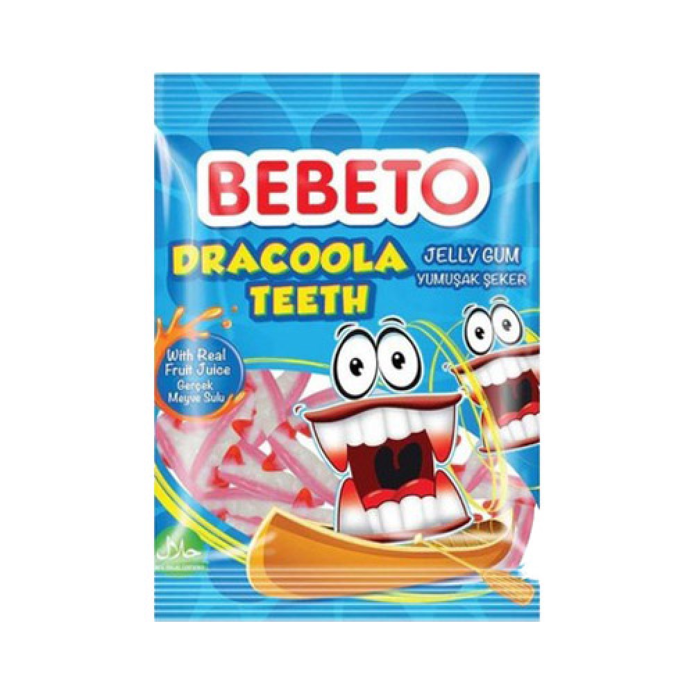 BEBETO 80GR JELEBON DRACOOLA TEETH