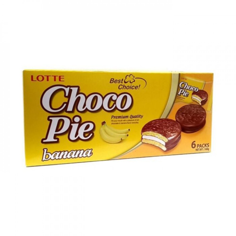 LOTTE CHOCO PIE 168GR PECENYE BANAN QUTU