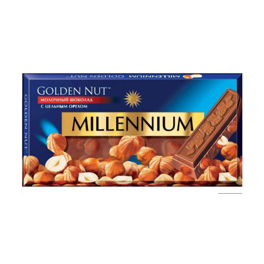MILLENNIUM 100GR MILK SOK.WITH HAZ.NUT-RAIS.PL/SOK
