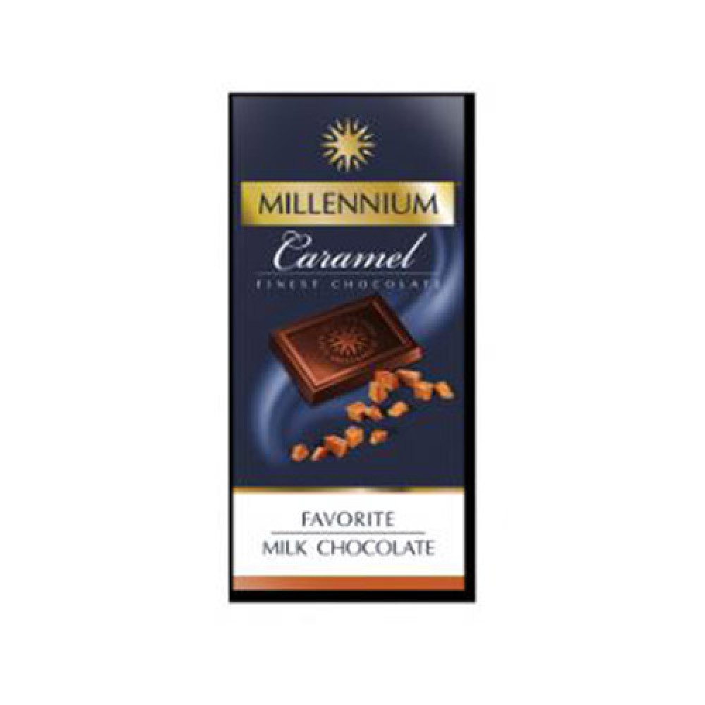 MILLENNIUM 100GR MILK SOKOLAD CARAMEL PLITKA