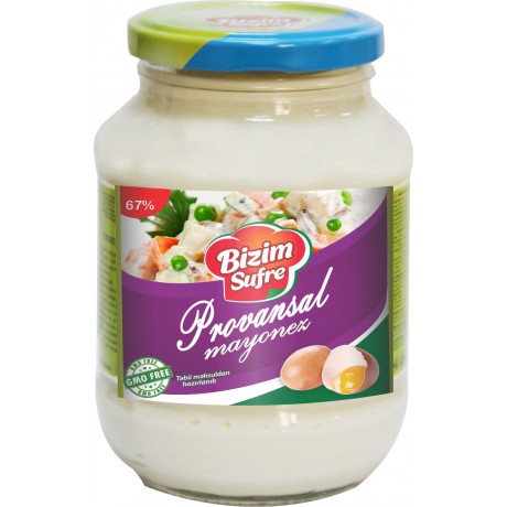 BIZIM SUFRE 500ML MAYONEZ PROVANSAL S/Q