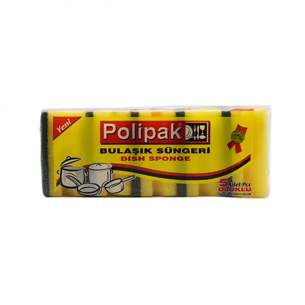 POLIPAK 5-LI BULASIK SUNGERI