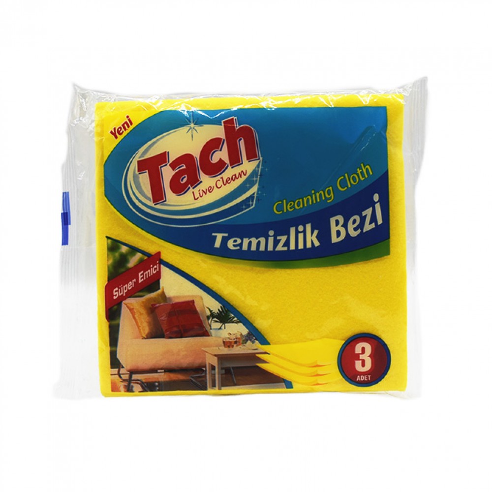 TACH TEMIZLIK BEZI 3-LU SADE