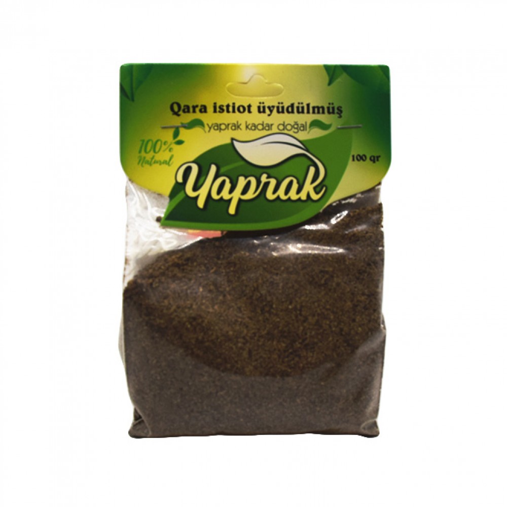 YAPRAK 100GR QARA ISTIOT UYUDULMUS PAKET