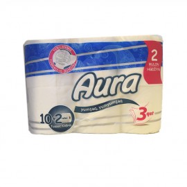 AURA TUALET KAGIZI 12LI 3 QAT 2RULON HEDIYYE