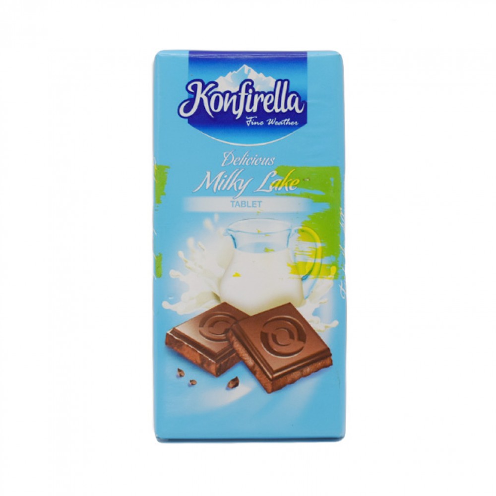 KONFIRELLA 80GR PLITKA SOKOLAD MILKY LAKE