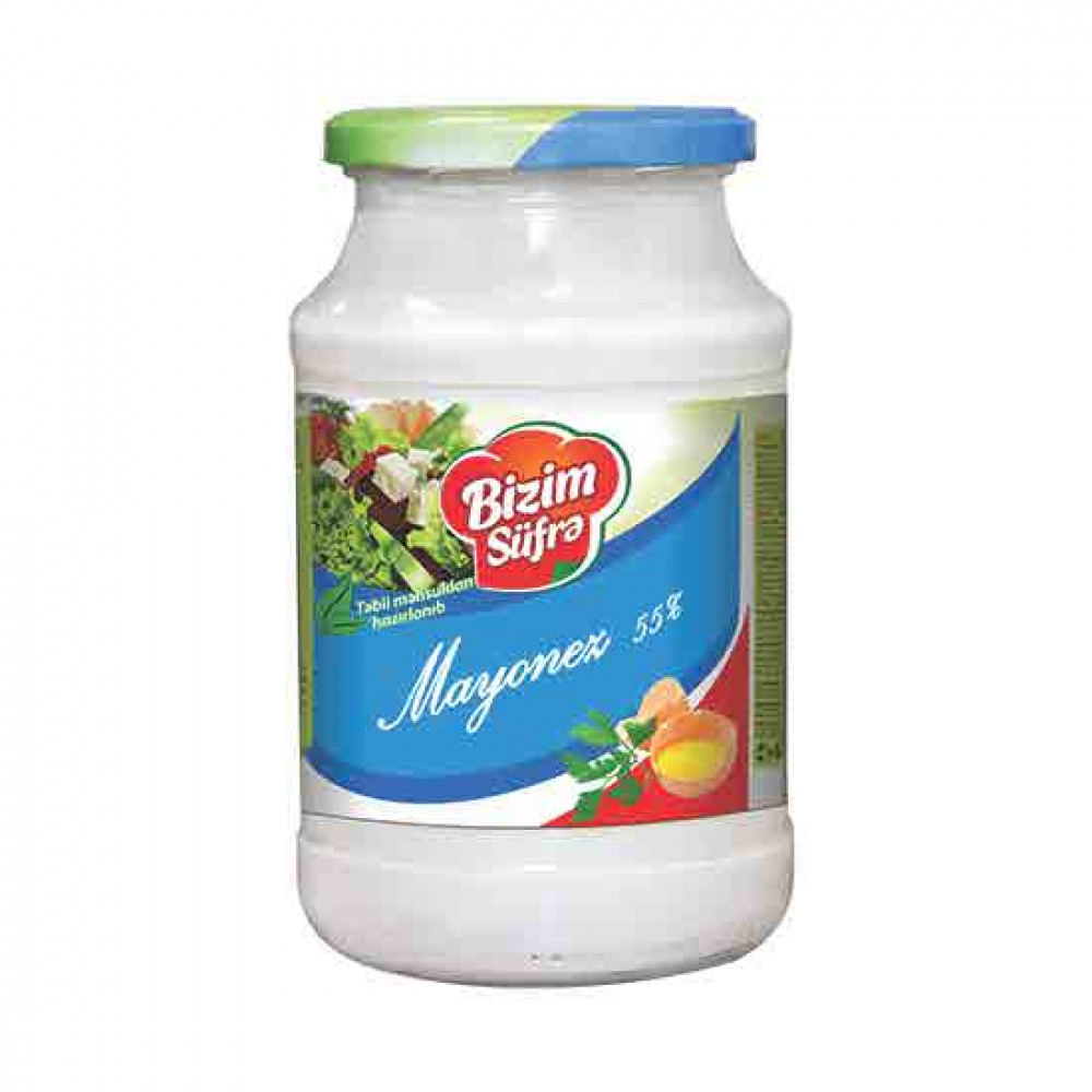 BIZIM SUFRE 891ML MAYONEZ 55% S/Q