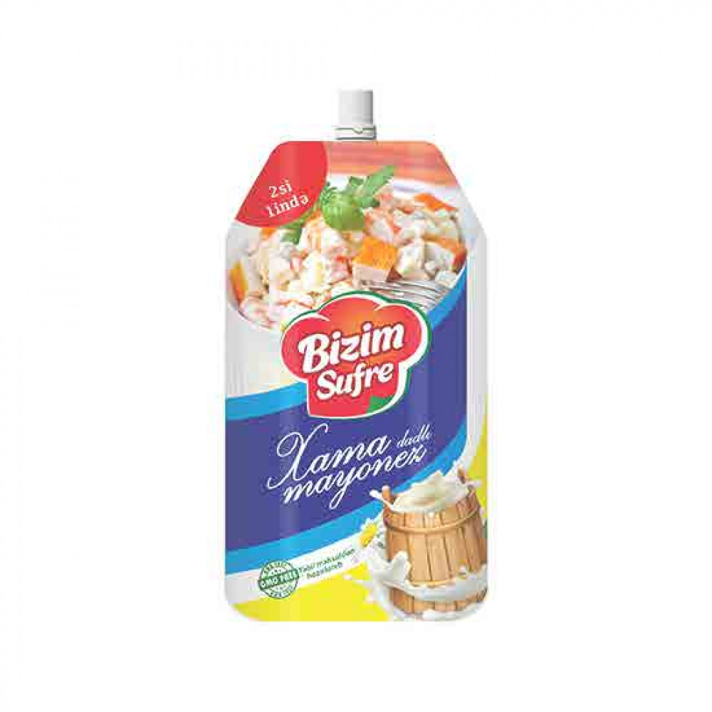 BIZIM SUFRE 200ML MAYONEZ XAMA DADLI PAKET