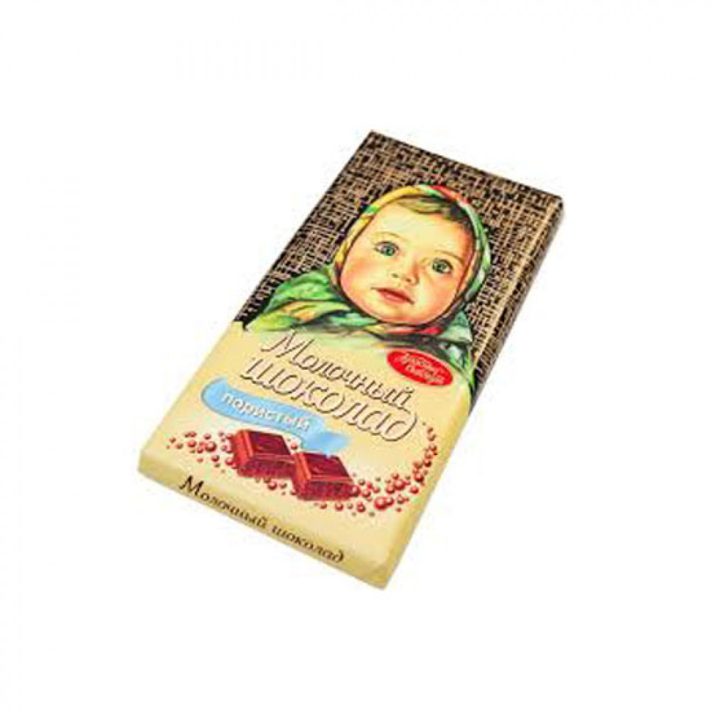 ALENKA 95GR SOKOLAD MOLOCNIY PORISTIY PLITKA