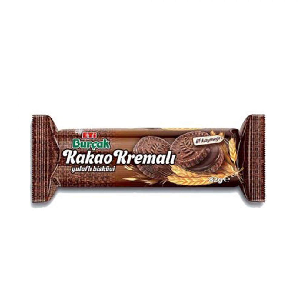 ETI 82GR BURCAK KAKAO KREMALI YULAFLI BISKVIT