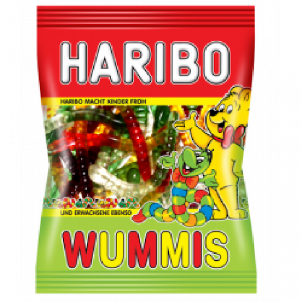 HARIBO 80GR JELEBON WORMS