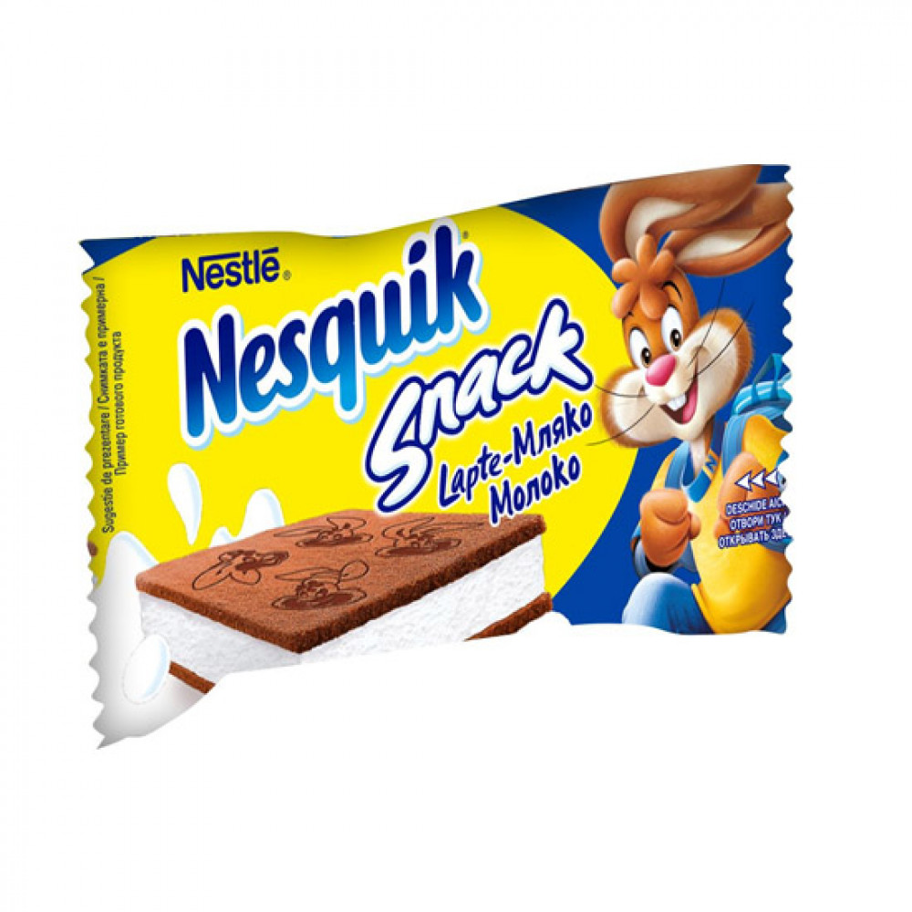 NESTLE NESQUIK 26GR SNACK LAPTE-MLYAKO
