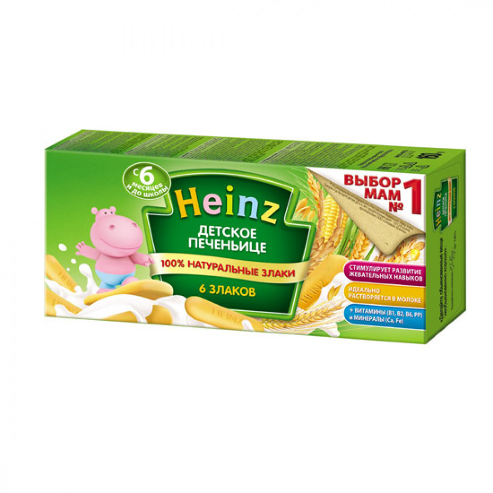 HEINZ 160GR PECENYE DETSKOE 6 ZLAKOV 6+ QUTU