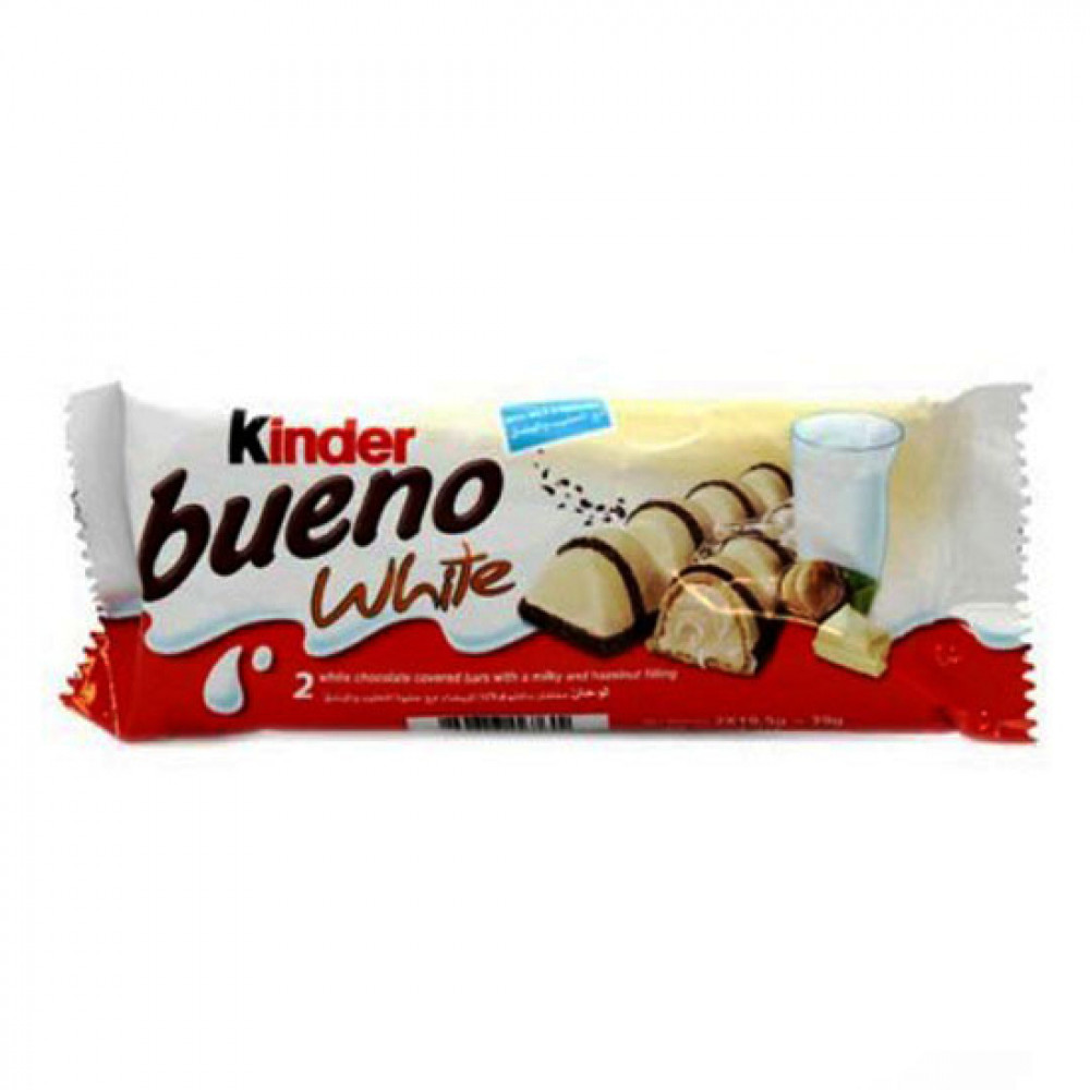 KINDER 39GR BUENO WHITE SOKOLAD SUDLU