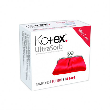 KOTEX ULTRA SUPER 8 TAMPONS SORB