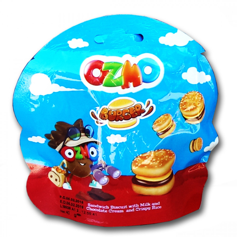 OZMO 40GR BURGER PECENYE SUDLU VE SOKOLADLI