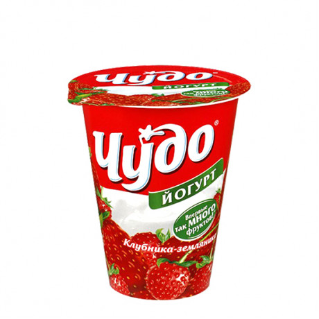 CUDO 290GR YOQURT KLUBNIKA-ZEMLYANIKA 2.5%