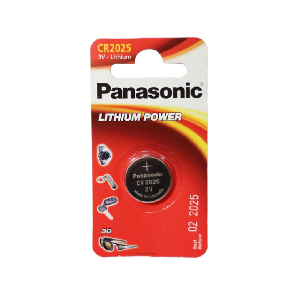 PANASONIC 3V BATAREYKA CR-2025EL/1B